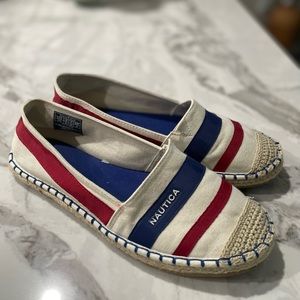 NAUTICA ~Nautical Flats. Red white and blue~ perfect for spring & summer outings